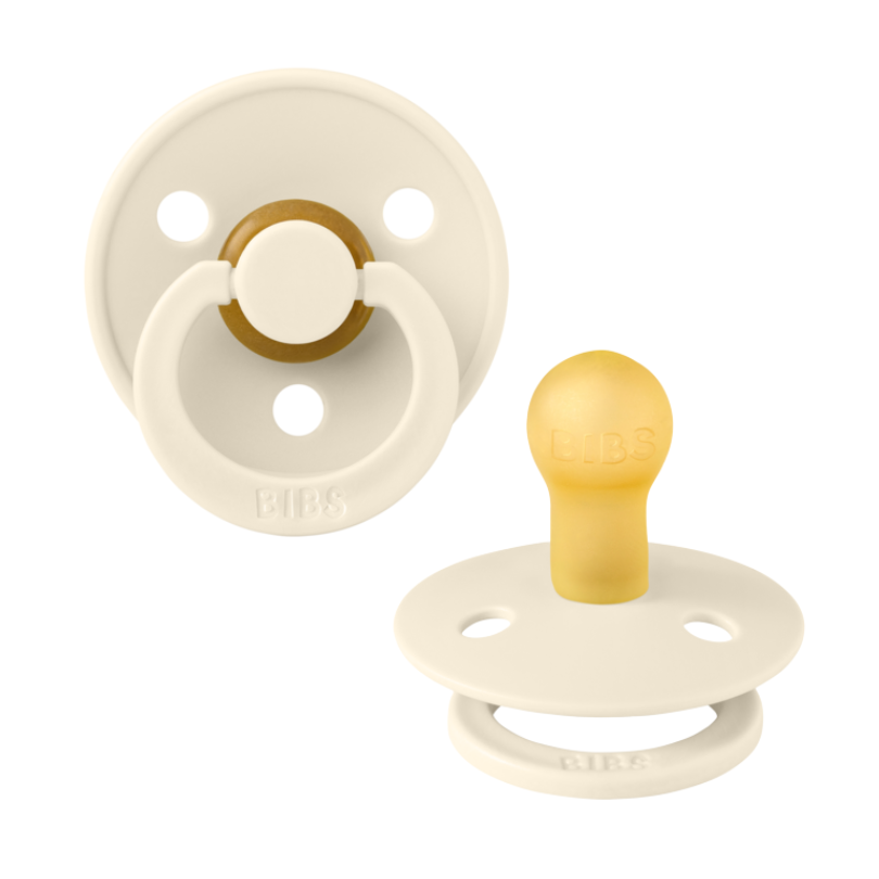Bibs COLOUR snuð str 1 - Ivory