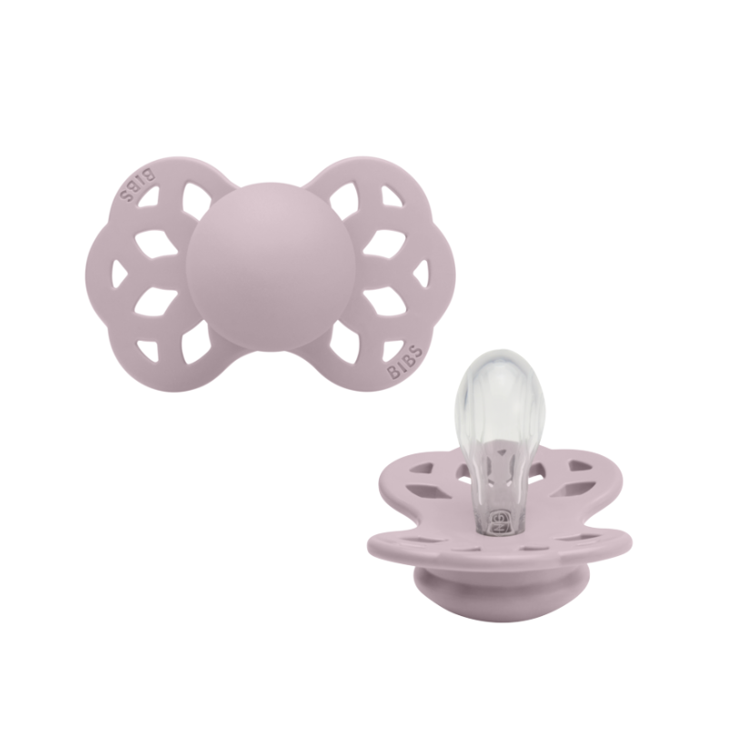 Bibs INFINITY merkt snuð str 1 -  Dusky Lilac