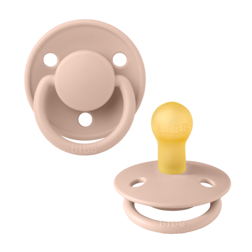 Bibs DE LUX snuð str 1 - Blush