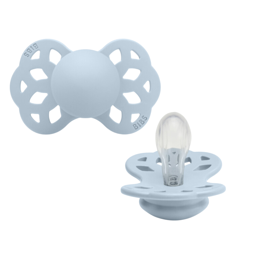 Bibs INFINITY merkt snuð str 1 -  Baby Blue