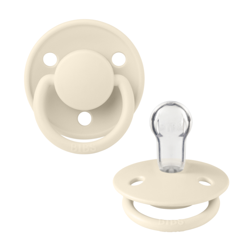 Bibs DE LUX snuð One Size - Ivory