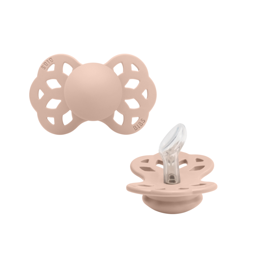 Bibs Infinity Anatomical merkt snuð str 1 -  Blush