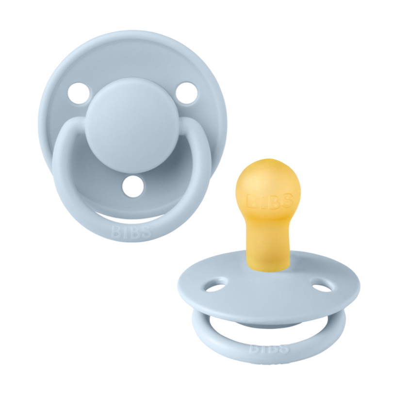 Bibs DE LUX snuð str 1 - Baby Blue