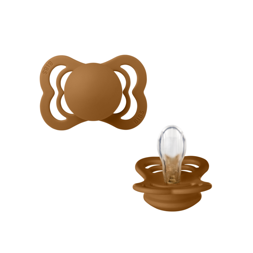 Bibs SUPREME merkt snuð str 1 -  Caramel