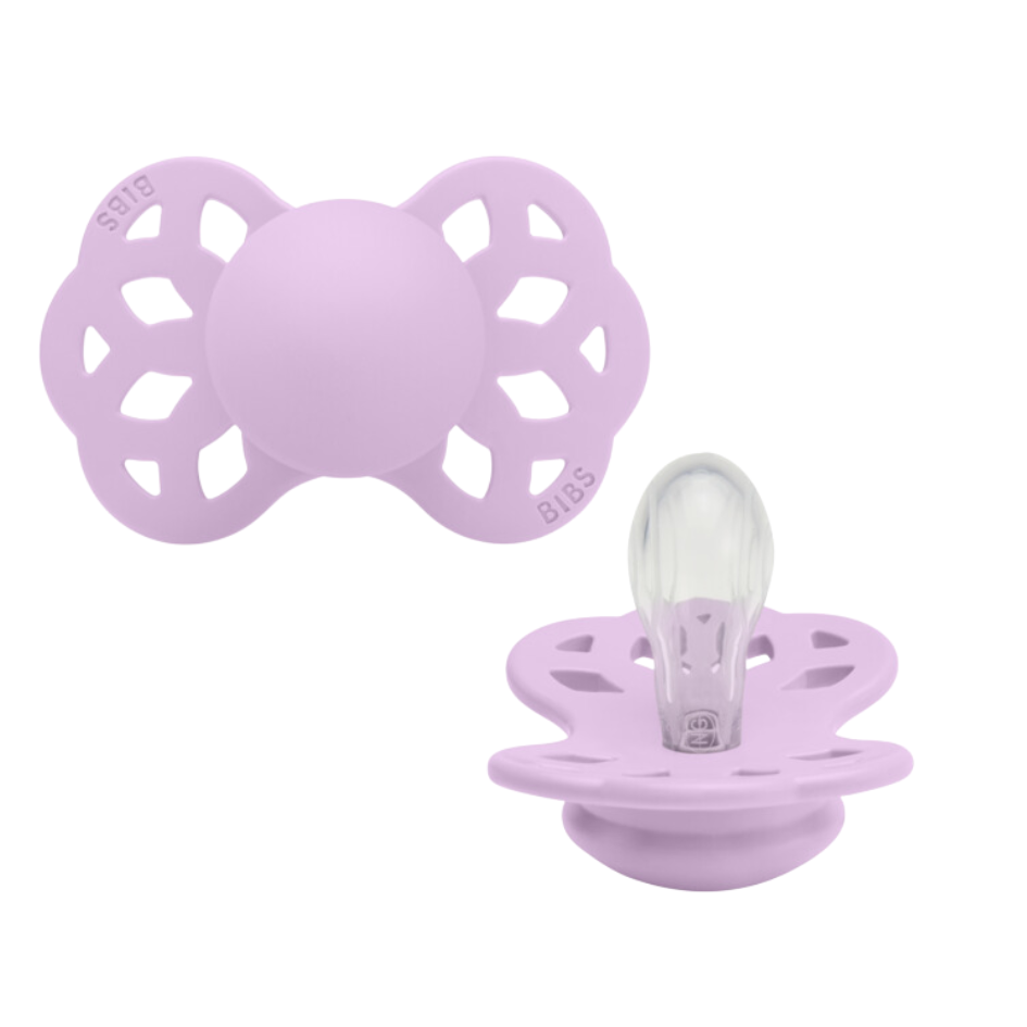 Bibs INFINITY snuð str 1 -  Violet Sky
