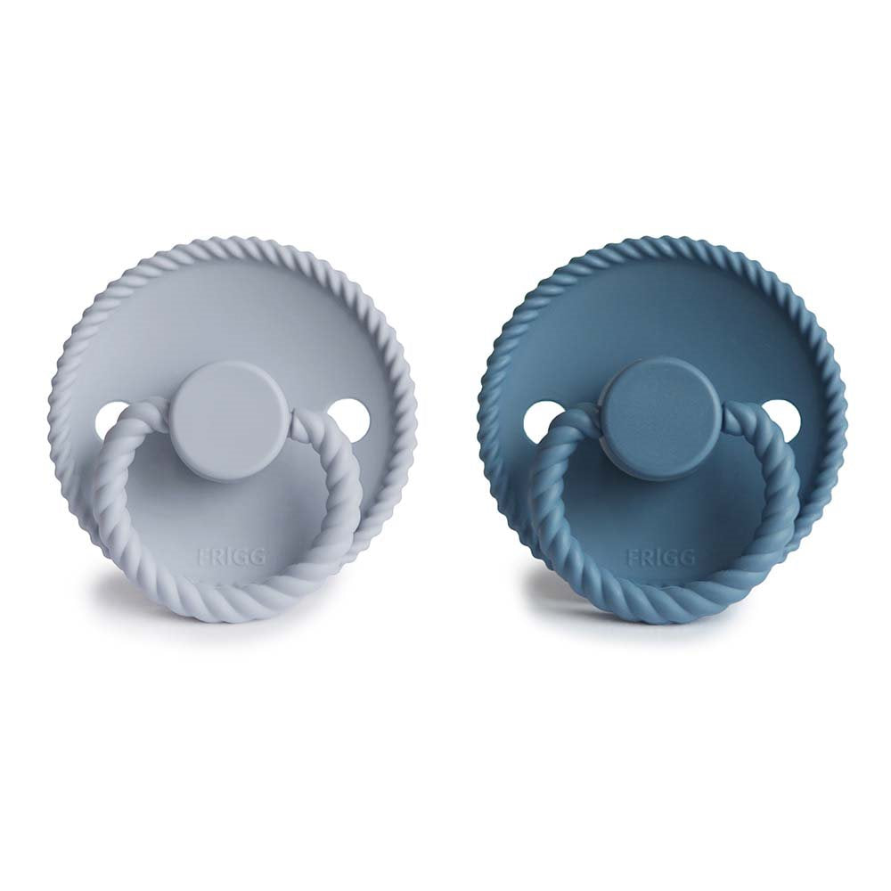 Frigg Rope snuð str 2 - Ocean View/Powder Blue 2stk