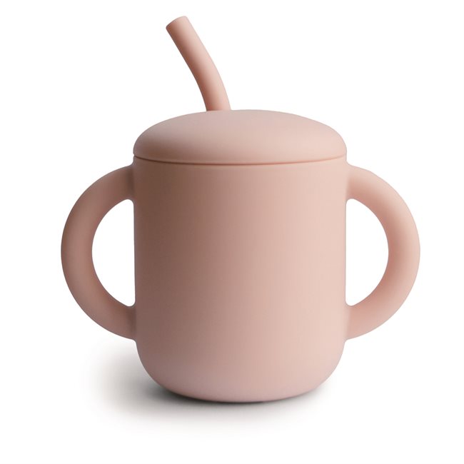 Mushie Silikone æfingar glas - Blush