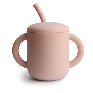 Mushie Silikone æfingar glas - Blush