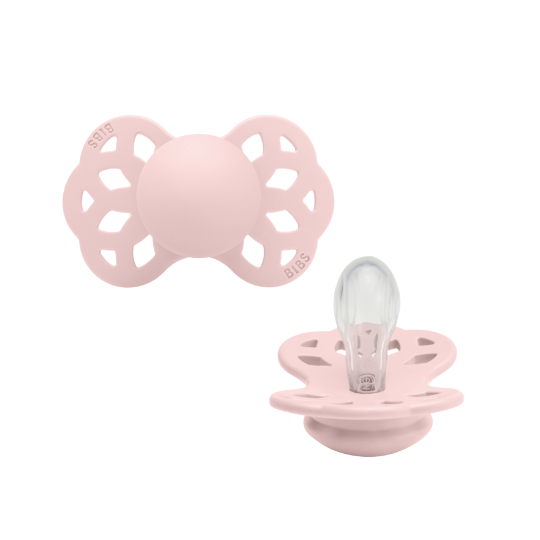 Bibs INFINITY snuð str 1 -  Blossom