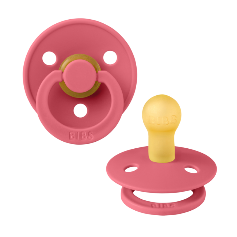 Bibs COLOUR snuð str 1 - Coral