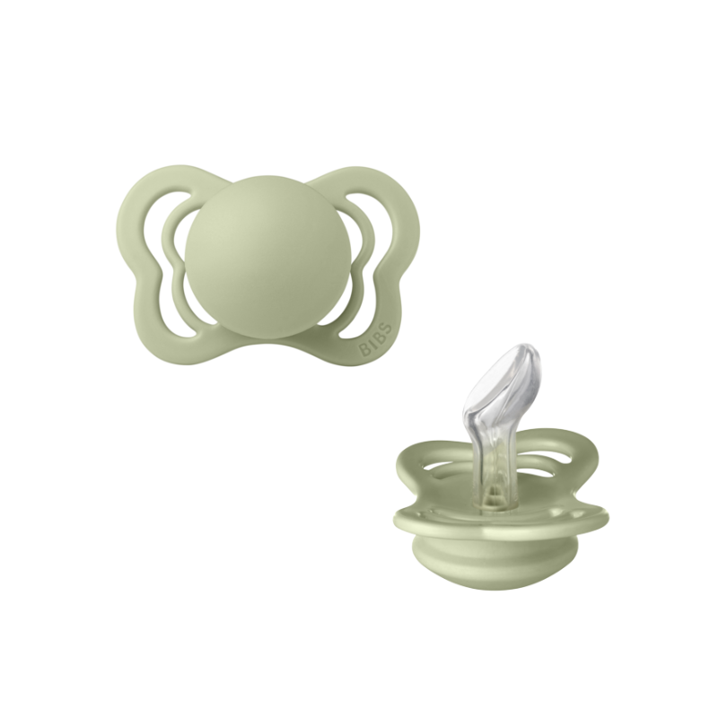 Bibs COUTURE snuð str 1 - Sage