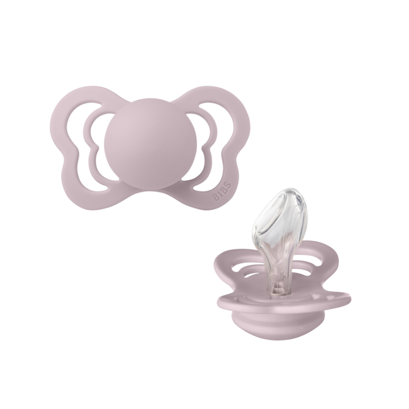 Bibs COUTURE merkt snuð str 2 - Dusky Lilac