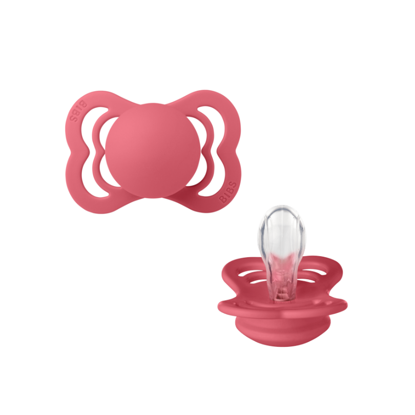 Bibs SUPREME snuð str 1 - Coral